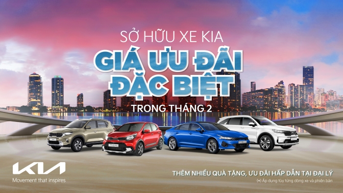 Sở Hữu Xe Kia Với Giá Ưu Đãi Đặc Biệt Trong Tháng 2
